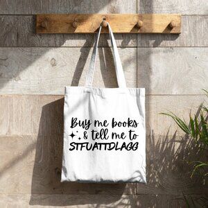Buy Me Books Handmade Tote